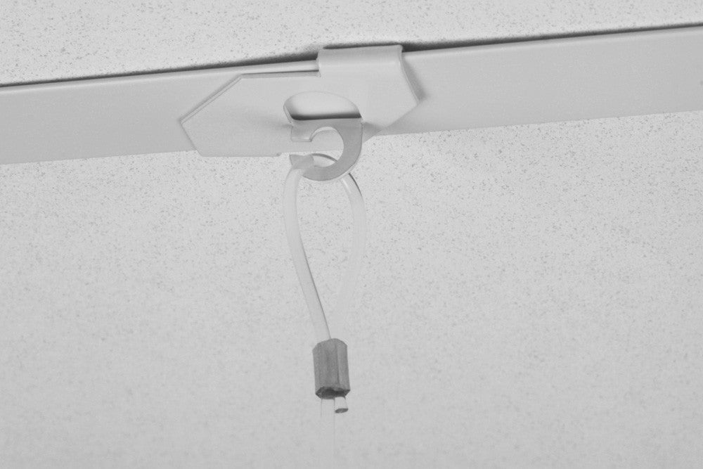 Crochet plafond pour cordon avec boucle pour faux plafond - crochet pour  plafond suspendu – Cimaise STAS