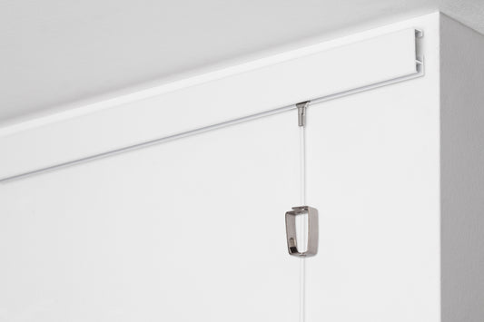 Kit de démarrage: STAS cliprail blanc + STAS cobra fil perlon 150cm + STAS smartspring