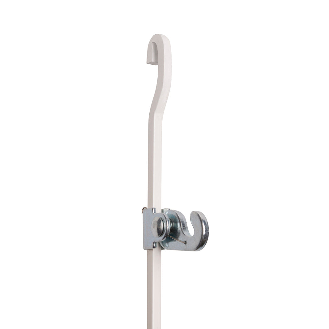 STAS j-rail max tige 4x4, tige coudée en aluminium, suspension jusqu'à 40 kg.