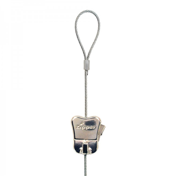 STAS zipper idéal pour accrochage stable, à utiliser avec STAS câbles ou fils et cimaises.