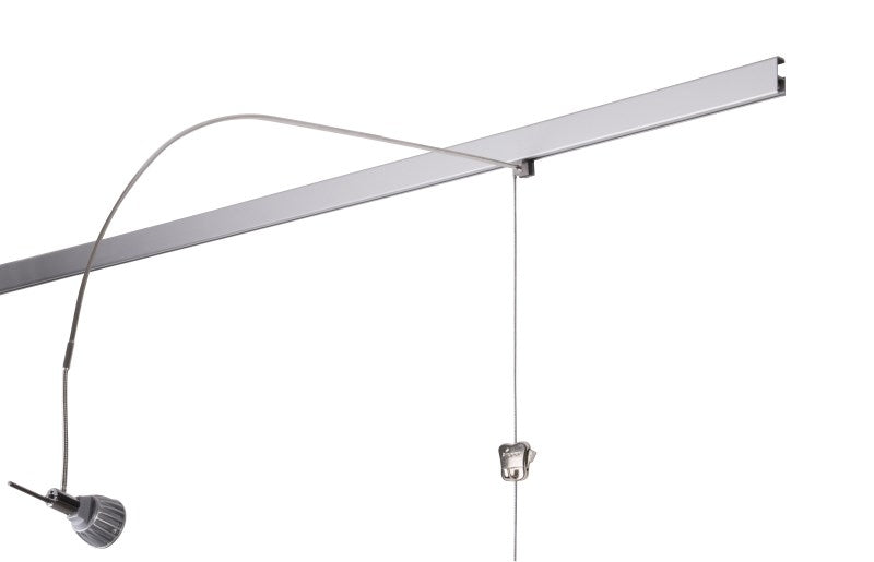 STAS multirail 200 cm, installation avec clips et vis STAS.