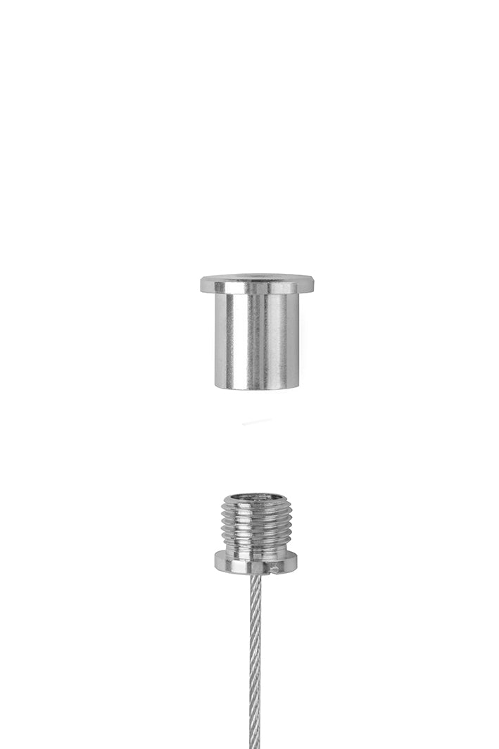 STAS kit de suspension ajustable en hauteur, câbles d'acier 2 m, 25 kg pour plafond.