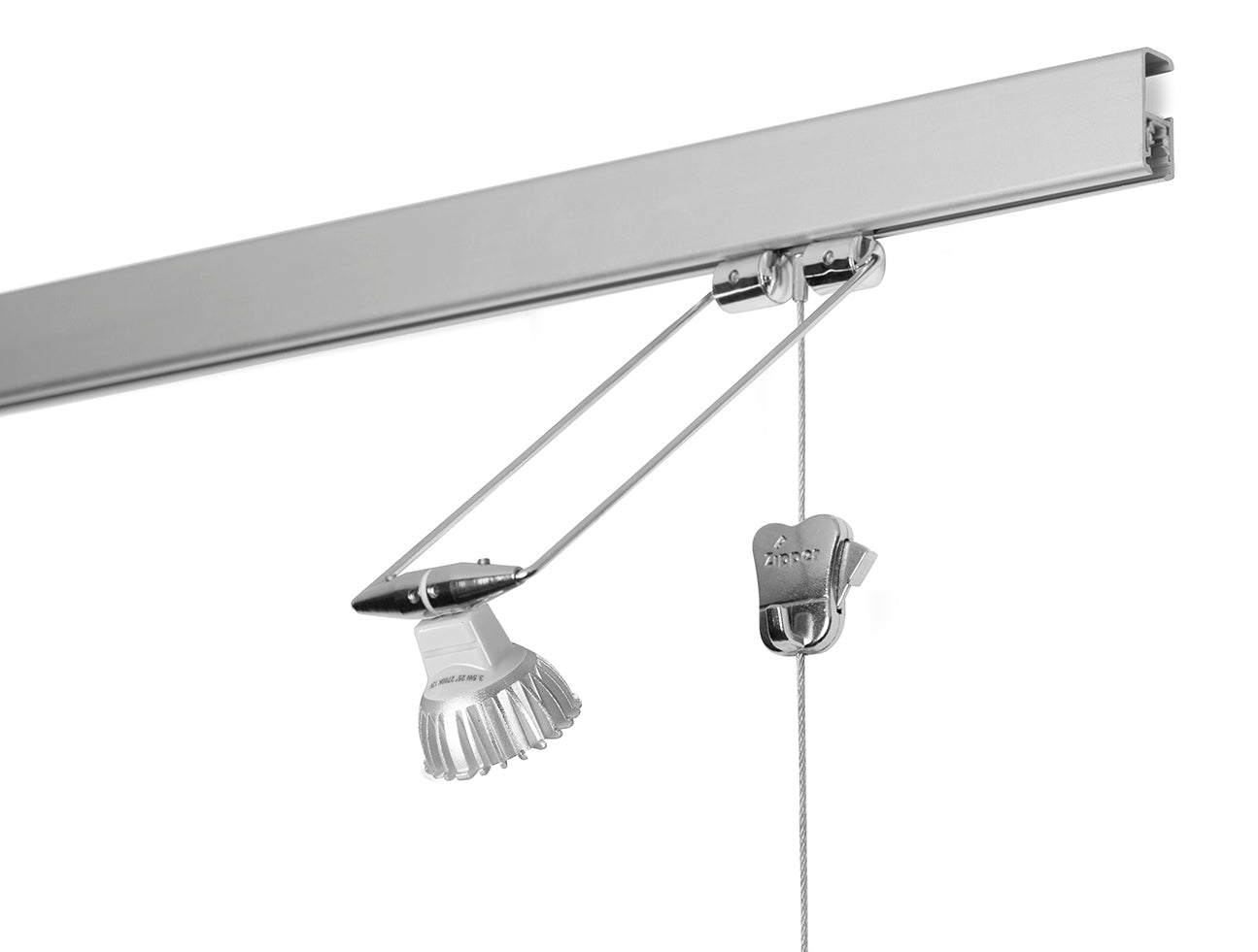 STAS multirail 200 cm, comprend capuchons d'extrémité/angle.