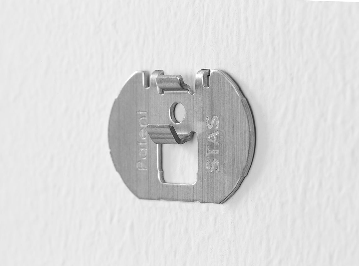 Set complet: STAS drywallXpress, 150cm, installation rapide sans perceuse, corde perlon fournie.