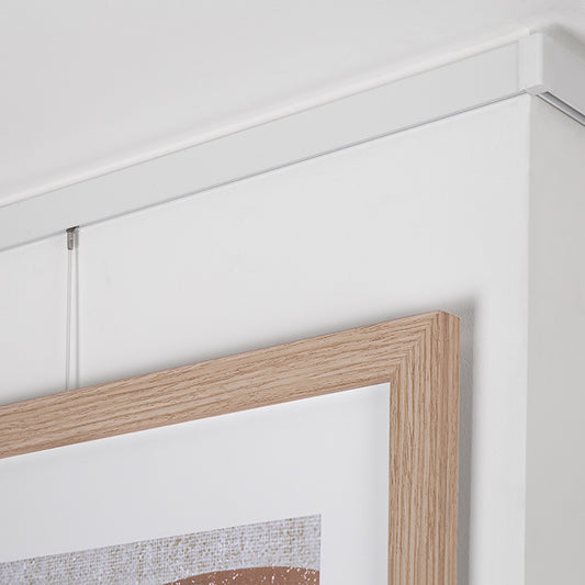 STAS cliprail cimaise pour tableaux est un système robuste et simple, idéal pour tableaux.