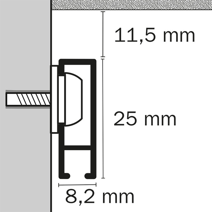 STAS cobra fil perlon, 150cm, résistance jusqu'à 4 kg.
