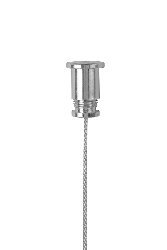 STAS suspension plafond avec câble acier 2m et crochet M6.