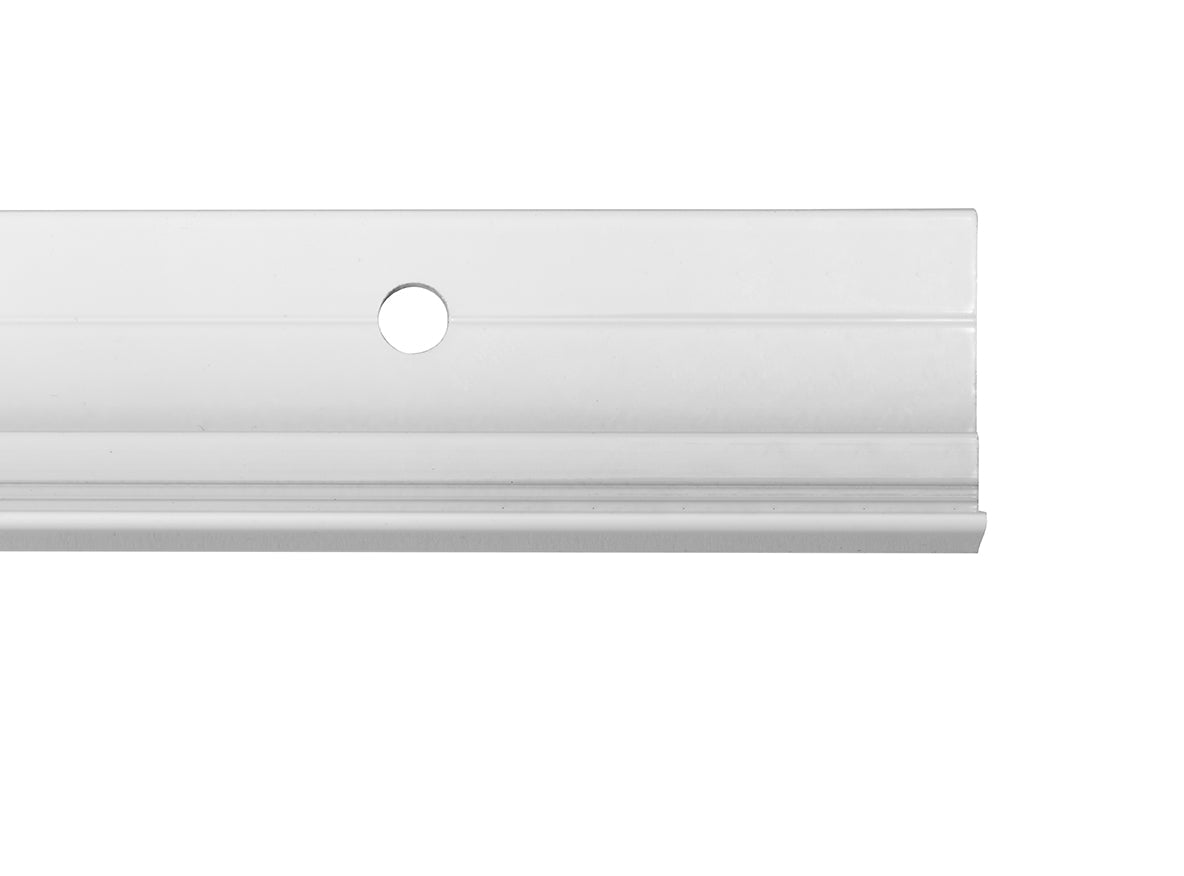 STAS cimaise plafond: Facile à monter, 200 cm de longueur, couleur blanc, garantie 5 ans.