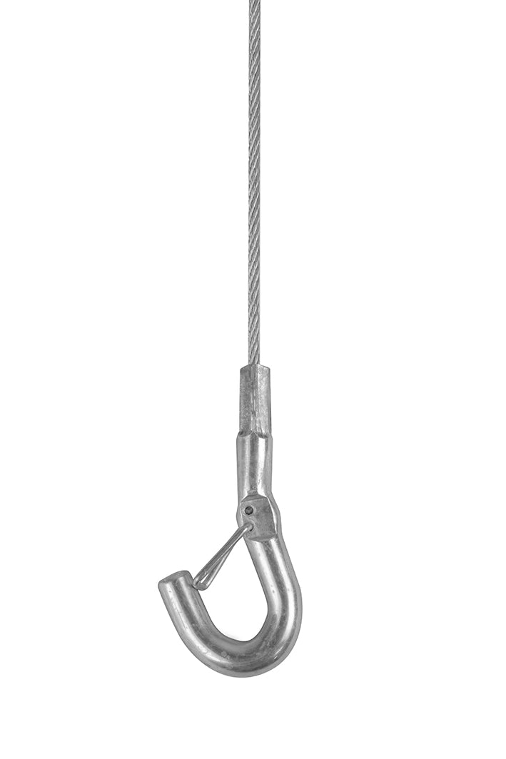STAS kit crochet de suspension avec câble acier 1,5 mm, facile à installer et sécurisé.