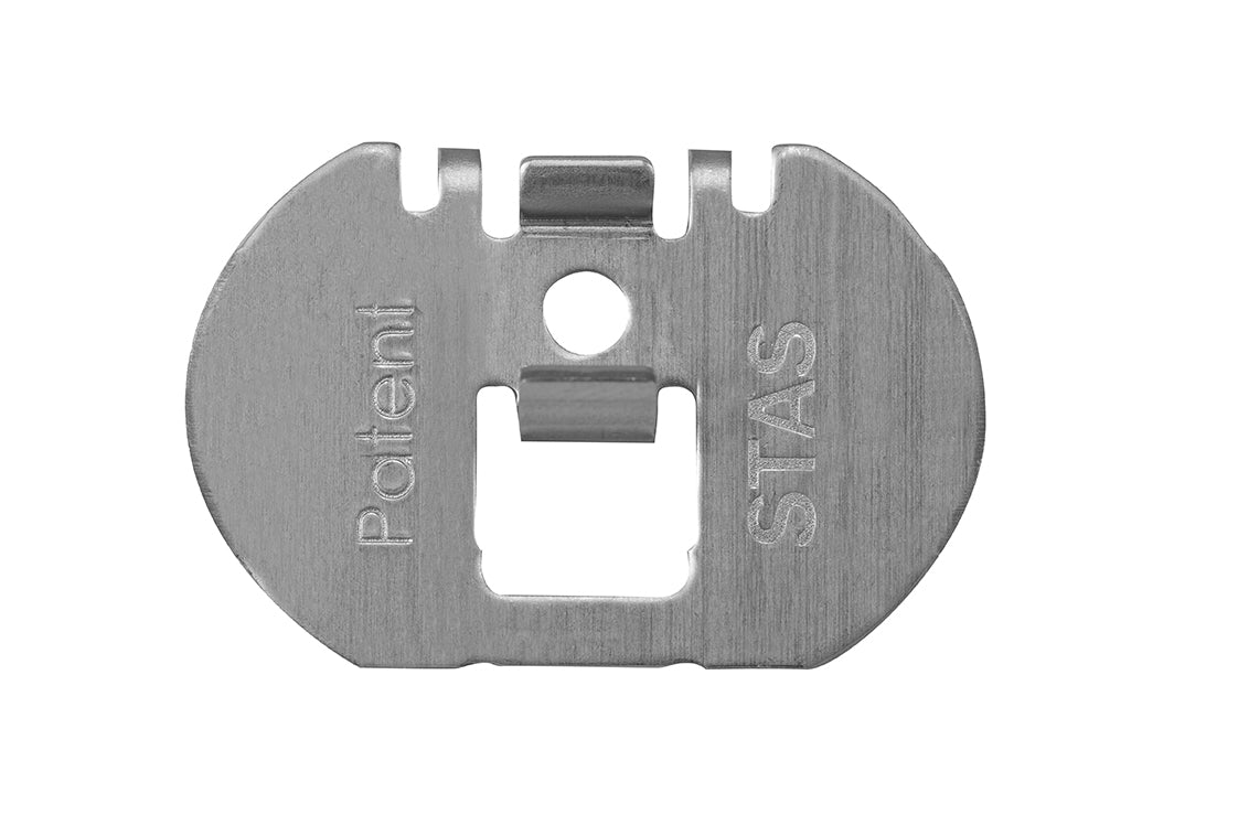 STAS drywallXpress: rail facile, avec clips métalliques.