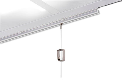 STAS u-rail 150 cm : en aluminium blanc, noir, argenté.
