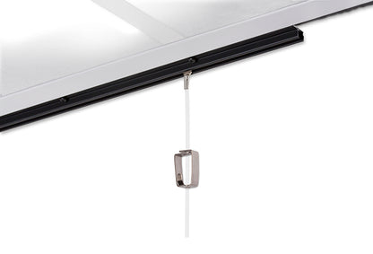 STAS u-rail 150 cm : cimaise pour tableaux discrète pour faux-plafonds.
