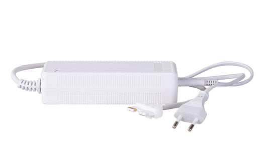 STAS multirail transformateur 84W : électricité pour cimaise multirail; alimente jusqu'à 16m de rail et 20 lampes LED.