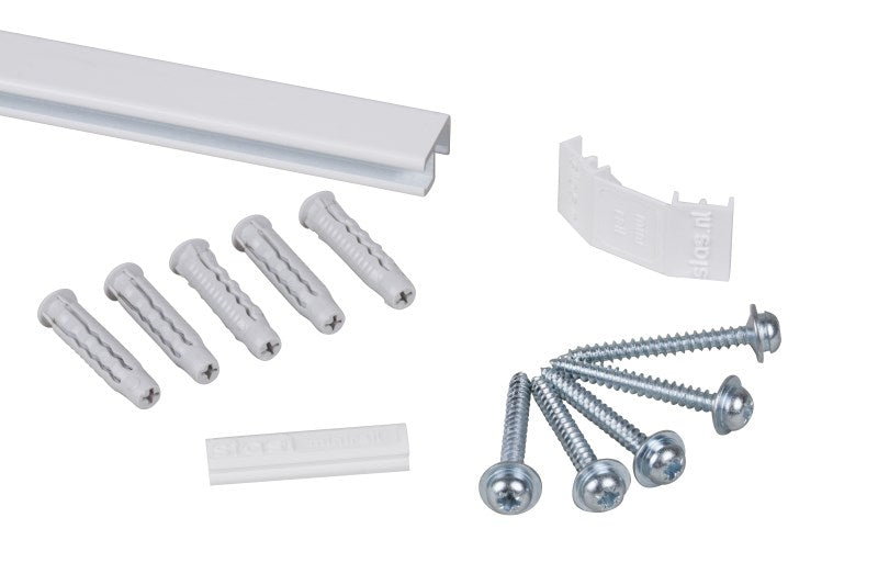 STAS minirail 150 cm blanc (Kit installation inclus)