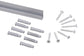STAS j-rail max alu 200 cm + Kit installation inclus