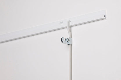 STAS j-rail max tige 4x4, conçue pour cimaise j-rail max, alu ou blanc, sans crochet, 40 kg max.